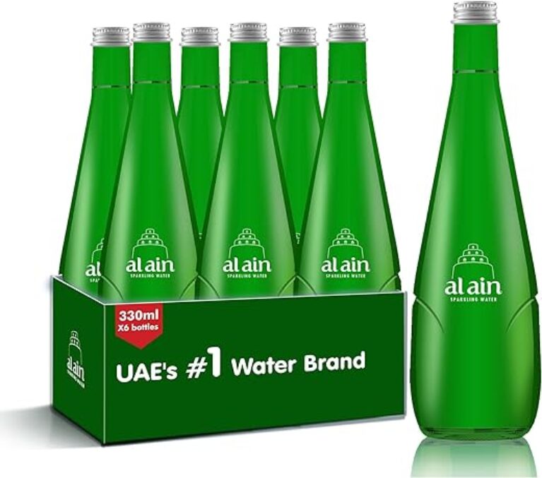 AL Ain Water Al Ain Glass Bottle Sparkling Water 330ml Pack of 6