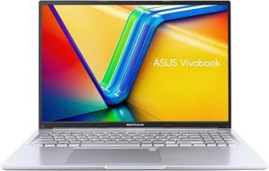ASUS Vivobook 16 X1605VA-MB028W, Slim Laptop, i5-13500H 8GB, 152GB SSD, Intel UHD, WIN11 HOME, 16-inch 16:10, Fingerprint, HD Camera, Backlit-Eng-Arb-KB