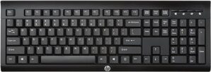 HP K2500 Wireless Keyboard US - E5E77AA#ABA, Black