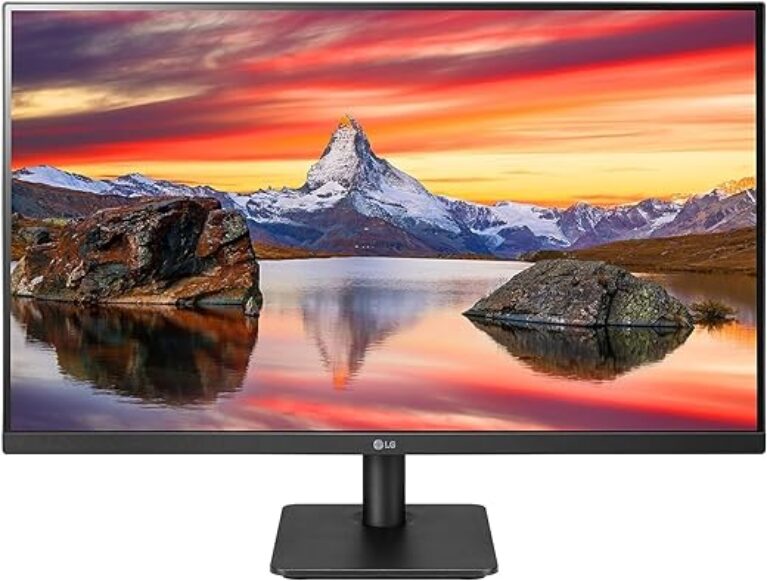 LG 27MP400-B 27” Full HD (1920 x 1080) IPS Display with 3-Side Virtually Borderless Design, AMD FreeSync and OnScreen Control – Black