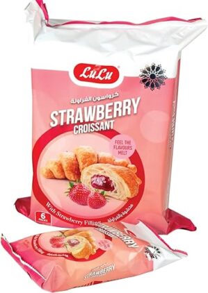 LuLu Croissant With Strawberry Filling 6 x 55g