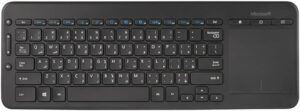 Microsoft N9Z-00019 Wireless All -In-One Media Keyboard Black ( Arabic )