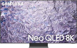 Samsung 65 Inch TV Neo QLED 8K Quantum Matrix Technology Pro 8K Resolution - QA65QN800CUXZN (2023 Model)- black