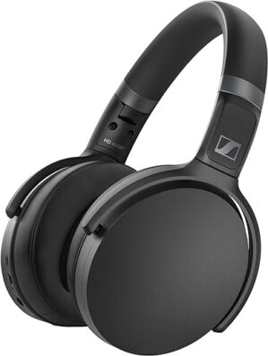 Sennheiser Consumer Audio HD 450BT Bluetooth 5.0 Wireless Headphone with Active Noise Cancellation - 30-Hour Battery Life, USB-C Fast Charging, Virtual Assistant Button, Foldable - Black