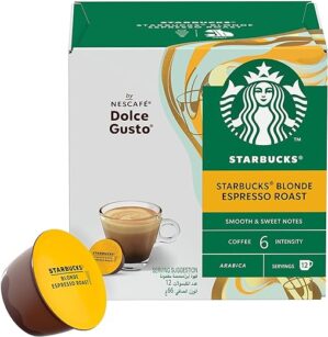 Starbucks Blonde Espresso Roast by Nescafe Dolce Gusto 12 Capsules