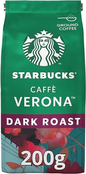 Starbucks Caffè Verona Dark Roast Ground Coffee 200g