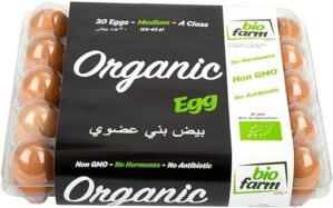 Bio Farm Organic Brown Eggs Medium 30pcs