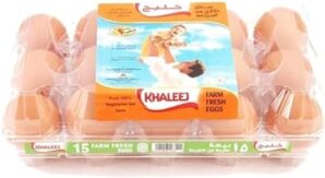 Khaleej Eggs Brown Medium 15pcs