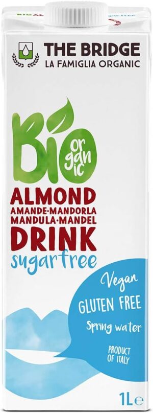 THE BRIDGE Bio Organic Almond Sugar-Free Drink, 1 Litre