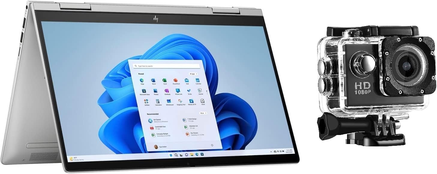 HP Envy x360 2-in-1 Convertible (2024) Laptop – 1st Series / Intel Core Ultra 7-155U / 14inch 2.8K / 1TB SSD / 16GB RAM