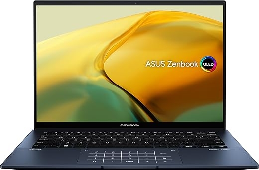 ASUS Zenbook 14 OLED UX3402ZA-OLEDI7B (Ponder Blue), Slim Laptop, i7-1260P 16GB 512GB SSD, WIN11 HOME