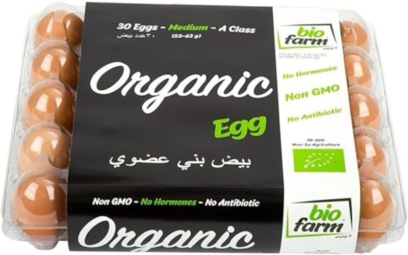 Bio Farm Organic Brown Eggs Medium 30 pcs