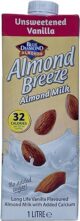 Blue Diamond Unsweetened Vanilla Almond Milk 1 Litre