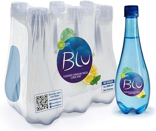 Oasis Blu Sparkling Water 500ml Pack of 6