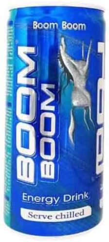 Boom Boom Energy Drink, Serve Chilled Energy Drink Can- 250ml