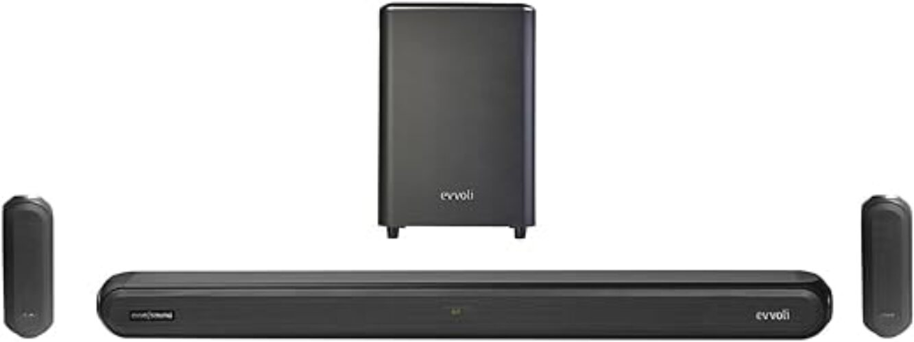 evvoli 5.1ch Home Theatre With Dolby Digital Technology, Bluetooth, LED Display 460W EVAUD-HT461B