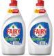 Fairy Plus Antibacterial Dishwashing Liquid Soap With Alternative Power To Bleach Value Pack 2 x 600 ml