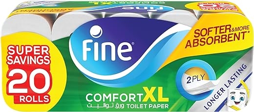 Fine Comfort XL Toilet Paper 2ply 20 pcs