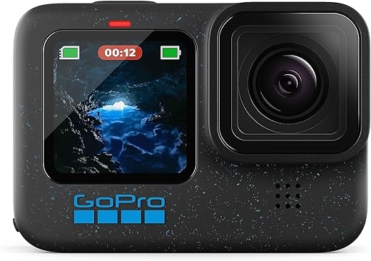 GoPro HERO12 Black – Waterproof Action Camera with 5.3K60 Ultra HD Video, 27MP Photos, HDR, 1/1.9″ Image Sensor, Live Streaming