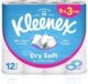 Kleenex Dry Soft Toilet Tissue Paper, Embossed Bathroom 2ply 200 Sheets 9+3 Free Rolls