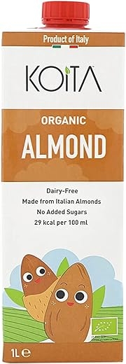 Koita Organic Almond Milk (1L) – No Added Sugar