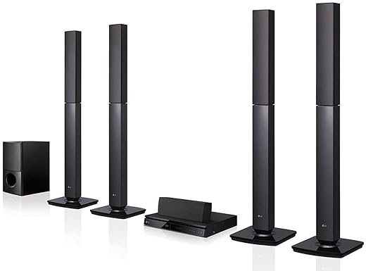 LG Home Theater System LHD657 5.1 Channel With Tall Boy Speaker