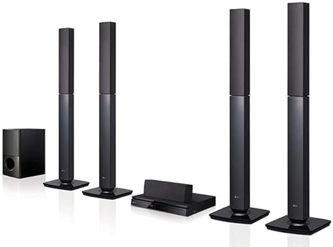 LG Home Theater System LHD657 5.1 Channel With Tall Boy Speaker