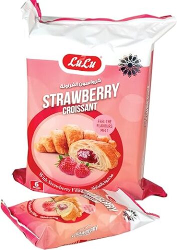 Lulu Croissant With Strawberry Filling 6 x 55g