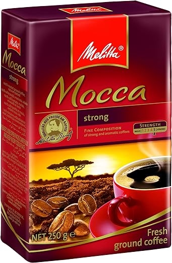 Melitta Ground Coffee Mocca Strong, 250 g