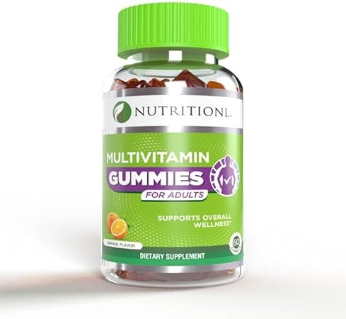 Nutritionl Multivitamins Gummies For Adults With Orange Flavor 60 pcs