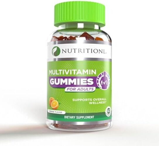 Nutritionl Multivitamins Gummies For Adults With Orange Flavor 60 pcs