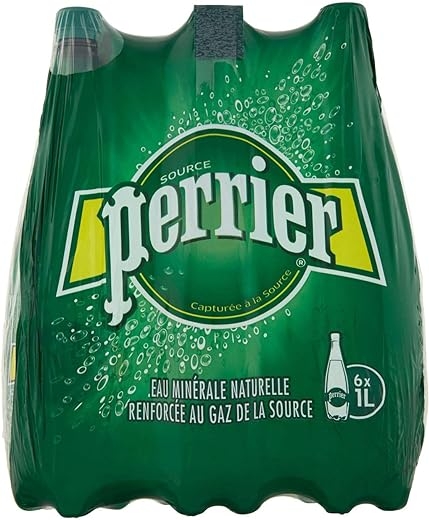 Perrier Natural Sparkling Mineral Water Lime 6 x 500 ml
