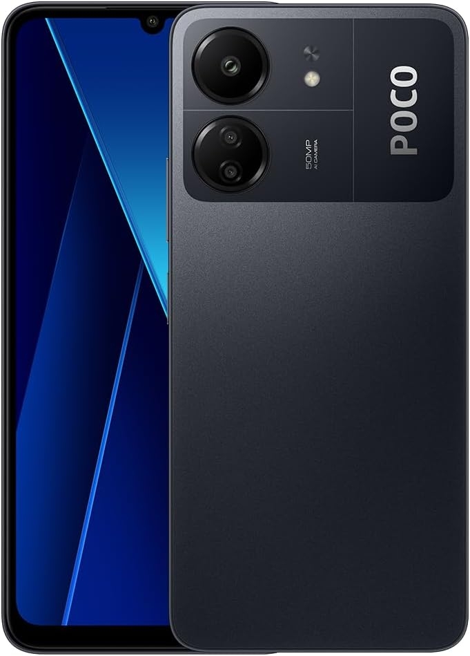 Poco C65 4G LTE 8GB RAM + 256GB storage, 50MP Triple Camera 6.74″,Octa Core, Black