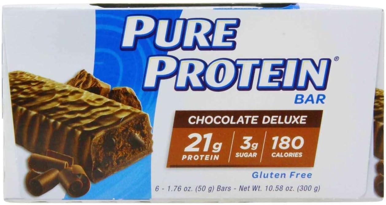 Pure Protein Chocolate Deluxe Protein Bar 50g Pack of 6