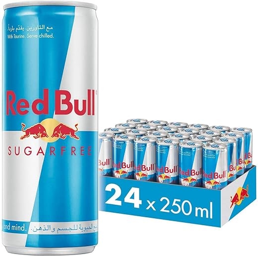 Red Bull Energy Drink Sugar Free 24 x 250
