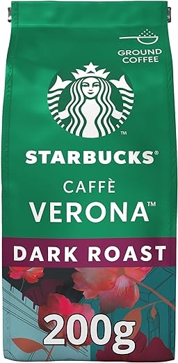 Starbucks Cafe Verona Dark Roast Ground Coffee 200 g