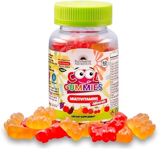 Sunshine Nutrition Cool Gummies Multivitamins + Minerals 60 pcs