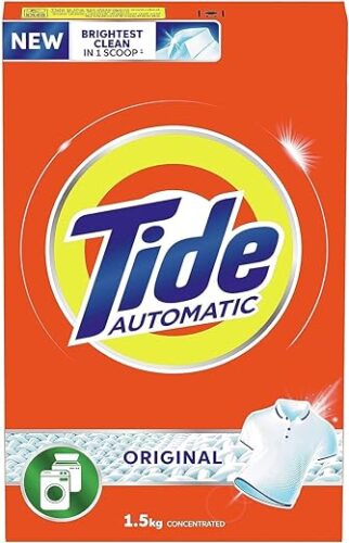 Tide Automatic Powder Laundry Detergent Original Scent 1.5kg